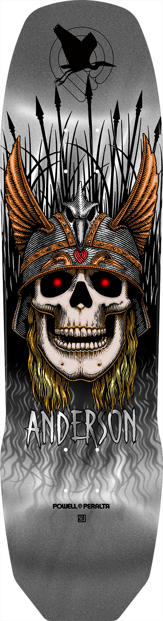 POWELL PERALTA ANDY ANDERSON HERON SILVER FOIL 8.45