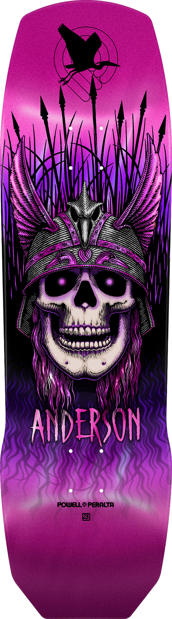 *Pre-Order* POWELL PERALTA ANDY ANDERSON PINK FOIL 9.13" SKATEBOARD DECK