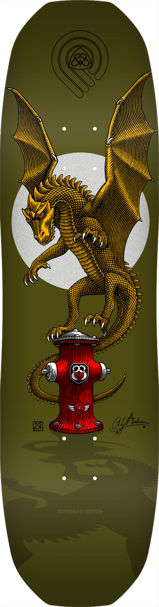 Powell Peralta Pro Andy Anderson Hydrant 7-Ply 8.4" Skateboard Deck