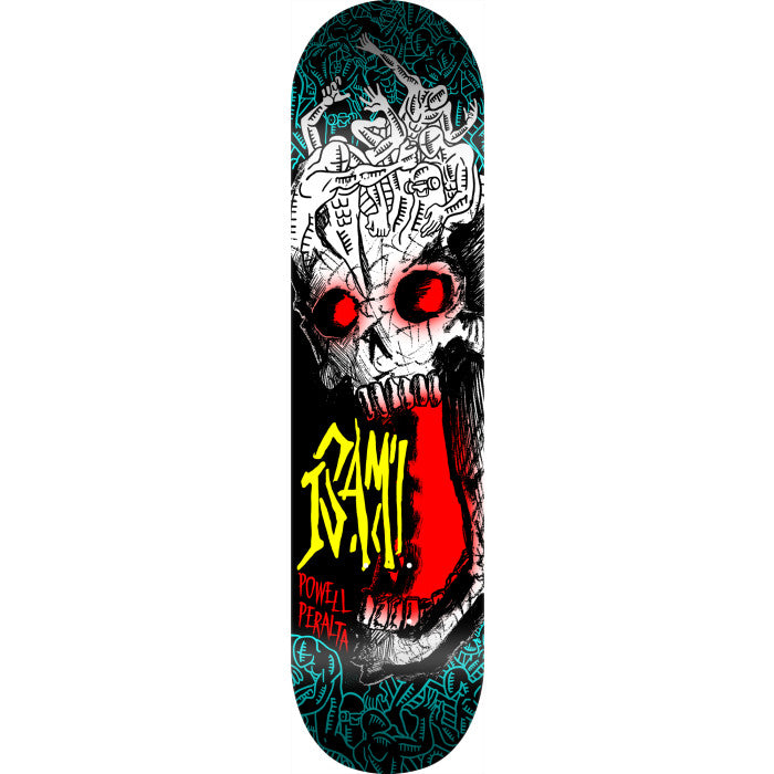 Powell Peralta Isamu Yamamoto Skull 7.25" Freestyle Skateboard Deck