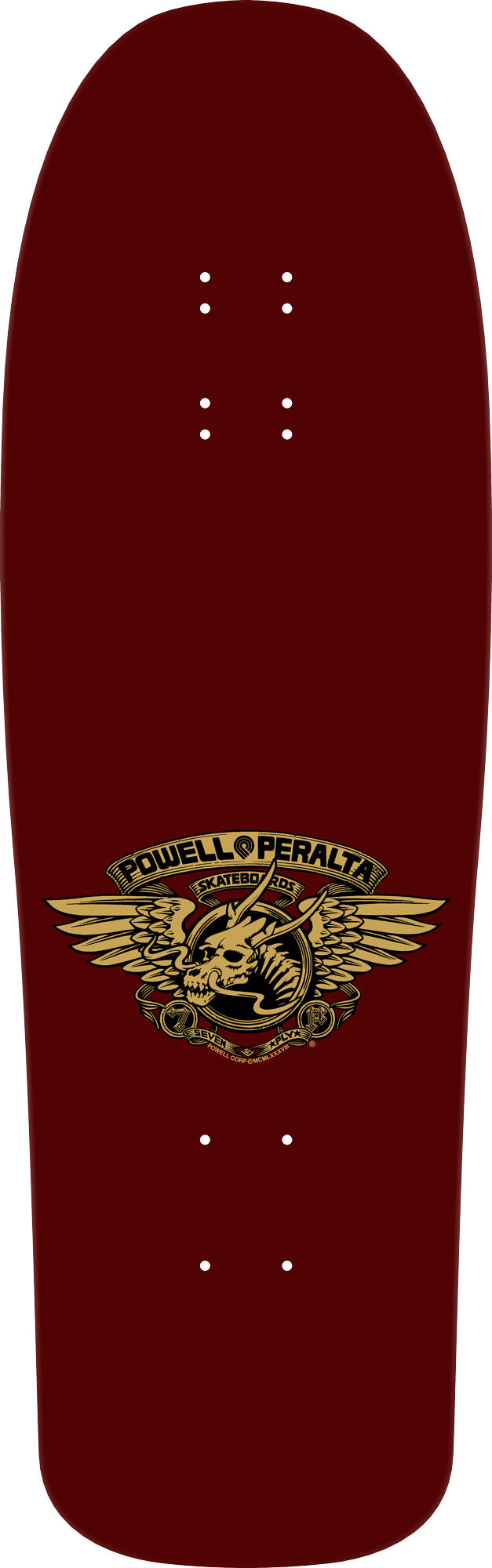 Powell Peralta Caballero Mask Gold Foil 9.75" Skateboard Deck