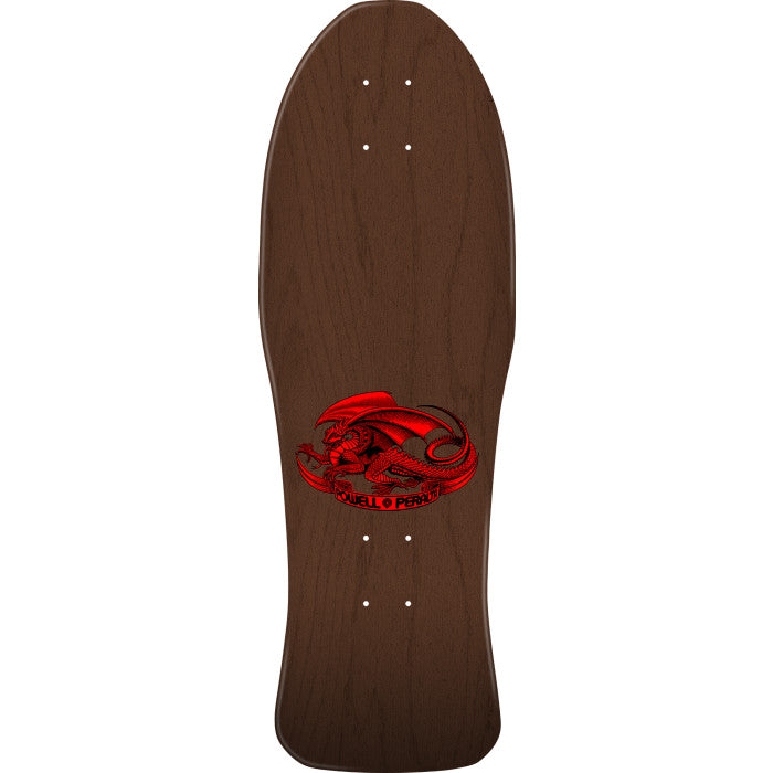 Powell Peralta Caballero Chinese Dragon Brown Stain 10" Skateboard Deck