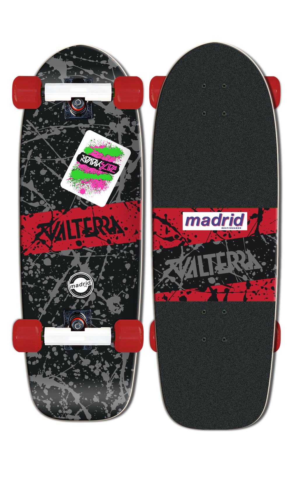Valterra x Madrid Marty Dark Slide Exclusive Complete Skateboard