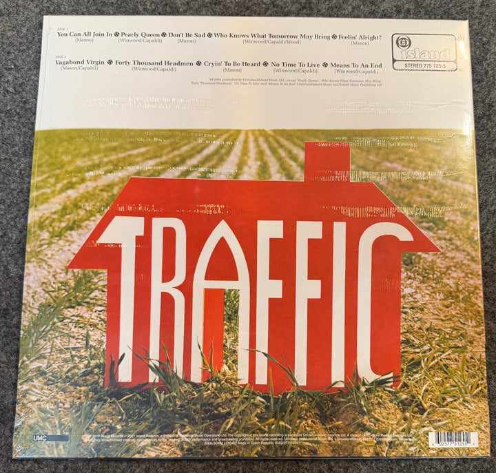 Traffic - Traffic [Remastered] [180G] Back Vinyl Record Cover