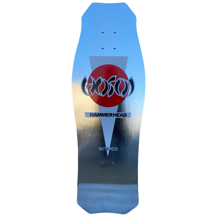 Hosoi Skateboards O.G. Hammerhead LTD Silver Foil 10.5" Skateboard Deck