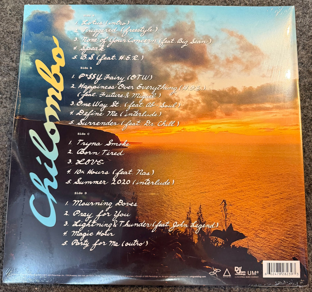 Aiko, Jhene - Chilombo Back Vinyl Record Cover