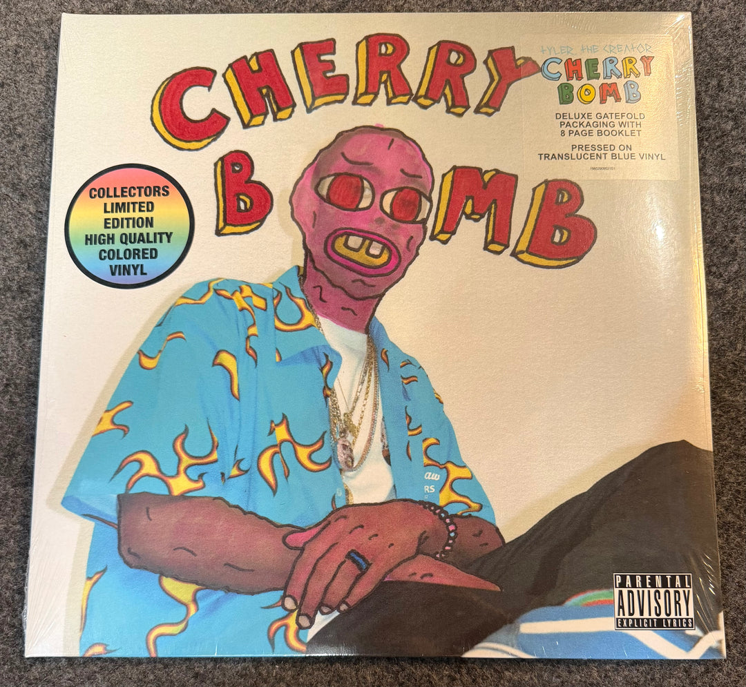 Tyler, The Creator - Cherry Bomb [Translucent Blue] Front Vinyl Record Cover