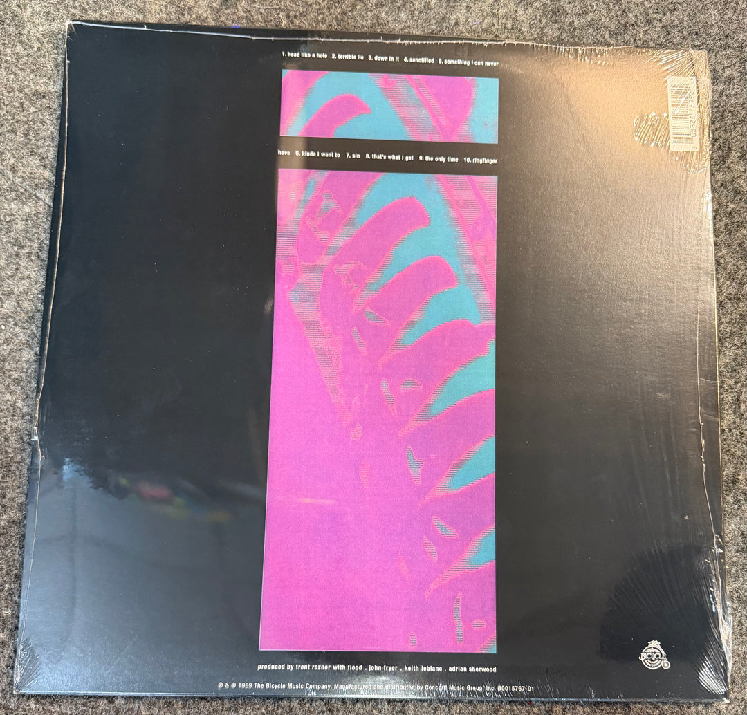 Nine Inch Nails - Pretty Hate Machine Back Vinyl Record Cover
