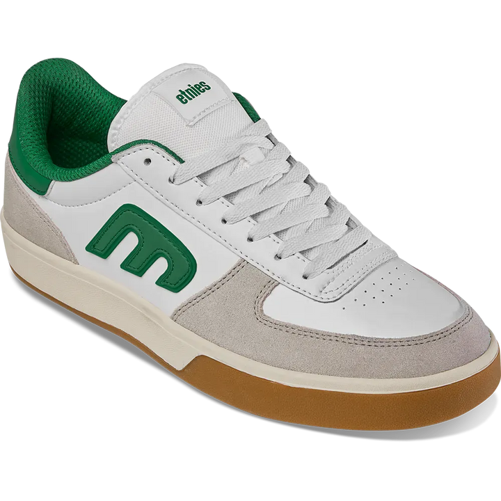 Etnies Emerson (Grey/White/Leather) Skate Shoes