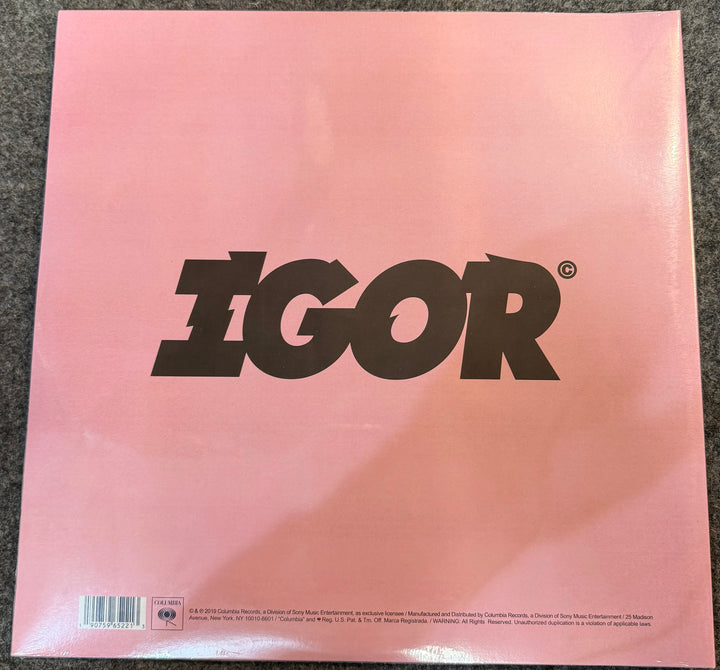 Tyler, The Creator - Igor Back Vinyl Record Cover