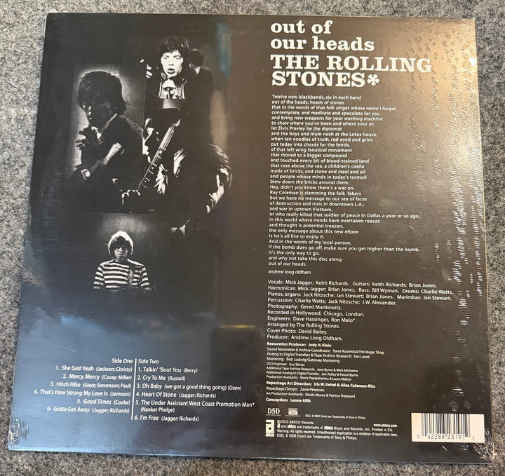 Rolling Stones - Out Of Our Heads [180G] Back Vinyl Record Cover