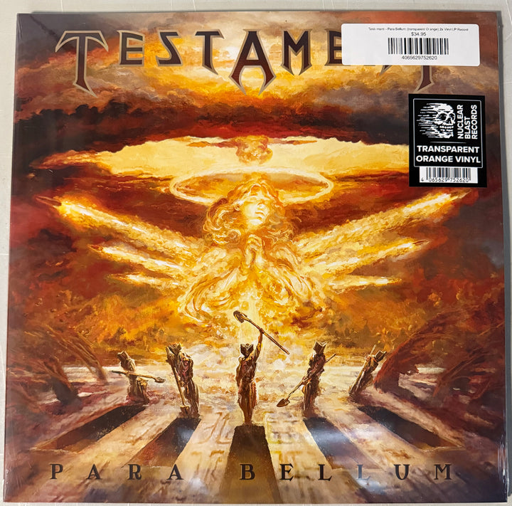 Testament - Para Bellum [Transparent Orange Vinyl] Vinyl LP Record