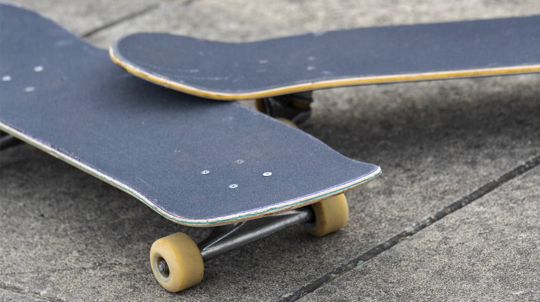 Complete skateboard assembly at The Dark Slide