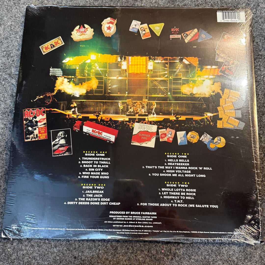 AC/DC - Live [180 G] [Remastered] Back Vinyl Record Cover