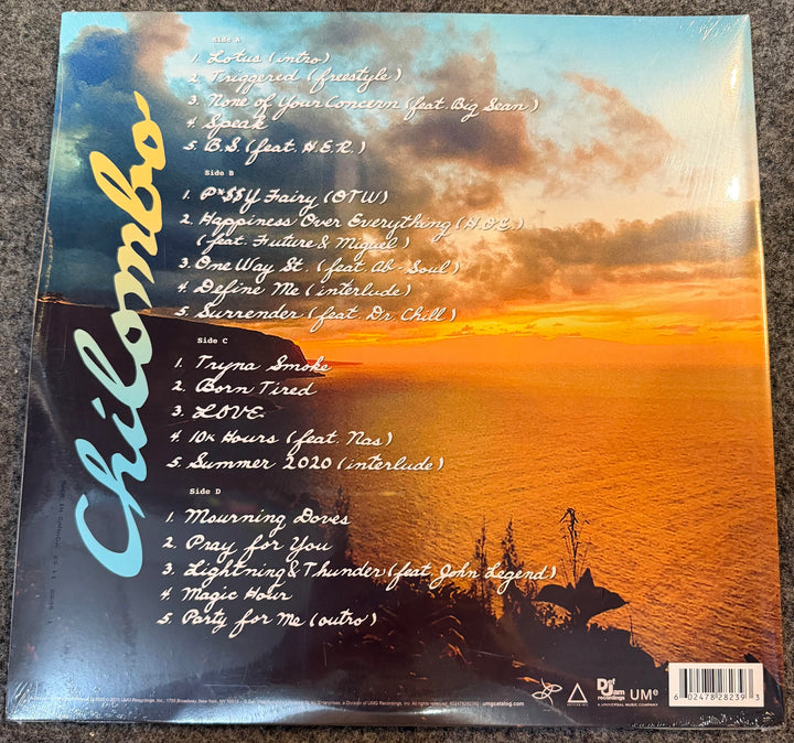 Aiko, Jhene - Chilombo Back VInyl Record Cover