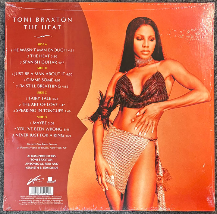 BRAXTON, TONI - THE HEAT back record cover