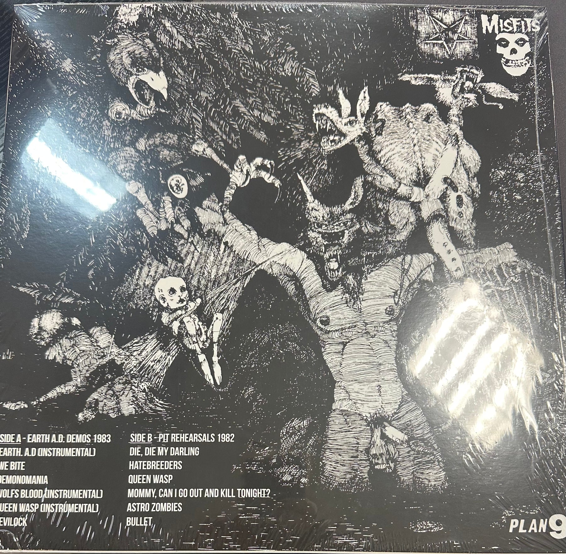 Misfits - Earth A.D. Demos (Green Color Vinyl) LP Record Misfits - Earth A.D. Demos (Green Color Vinyl) LP Record