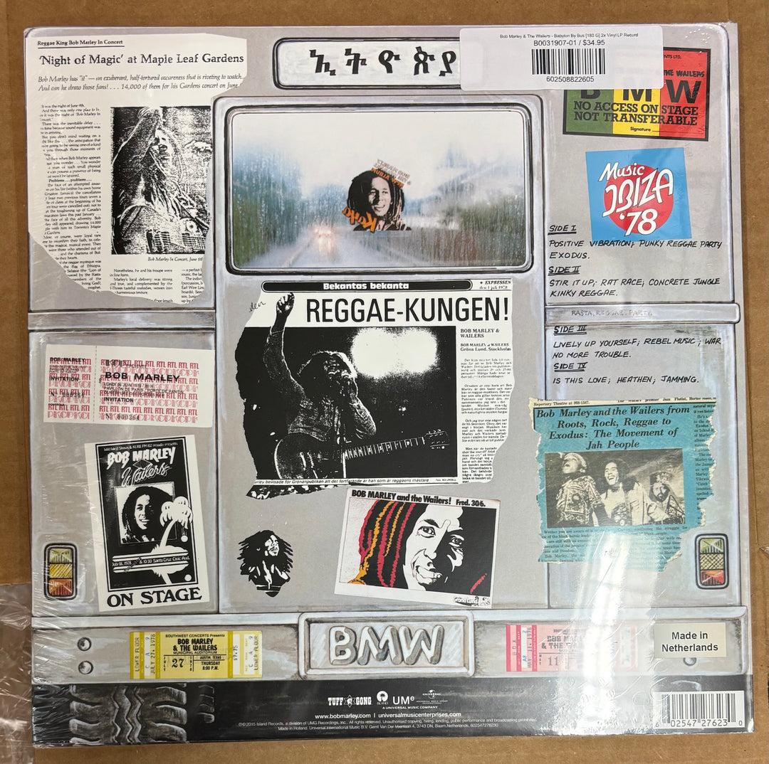 Bob Marley & The Wailers - Babylon By Bus [180 G] 2x Vinyl LP Record