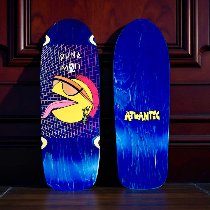 80s Punk Man 10”x30” Limited Edition, HAND-PAINTED Deck (1 of 10)