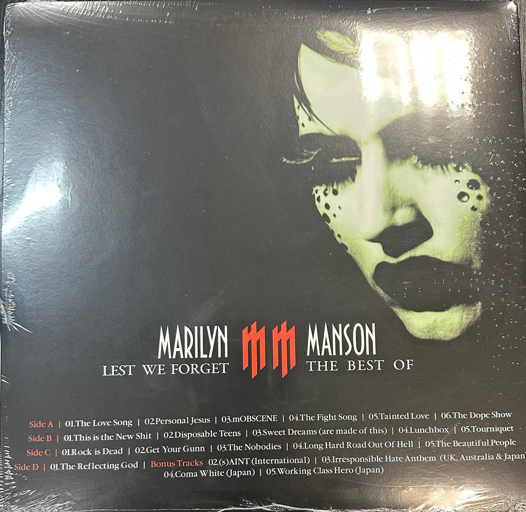洋楽 Marilyn Manson Lest We Forget 2004 LP MARILYN,MANSON - Lest