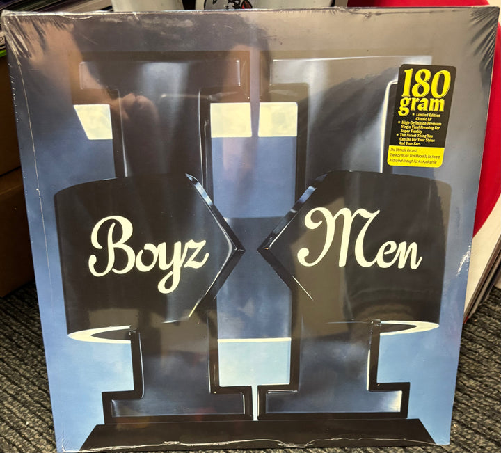 BOYZ II MEN - II Vinyl record packaging with 'Boyz II Men' text and 180 gram label.