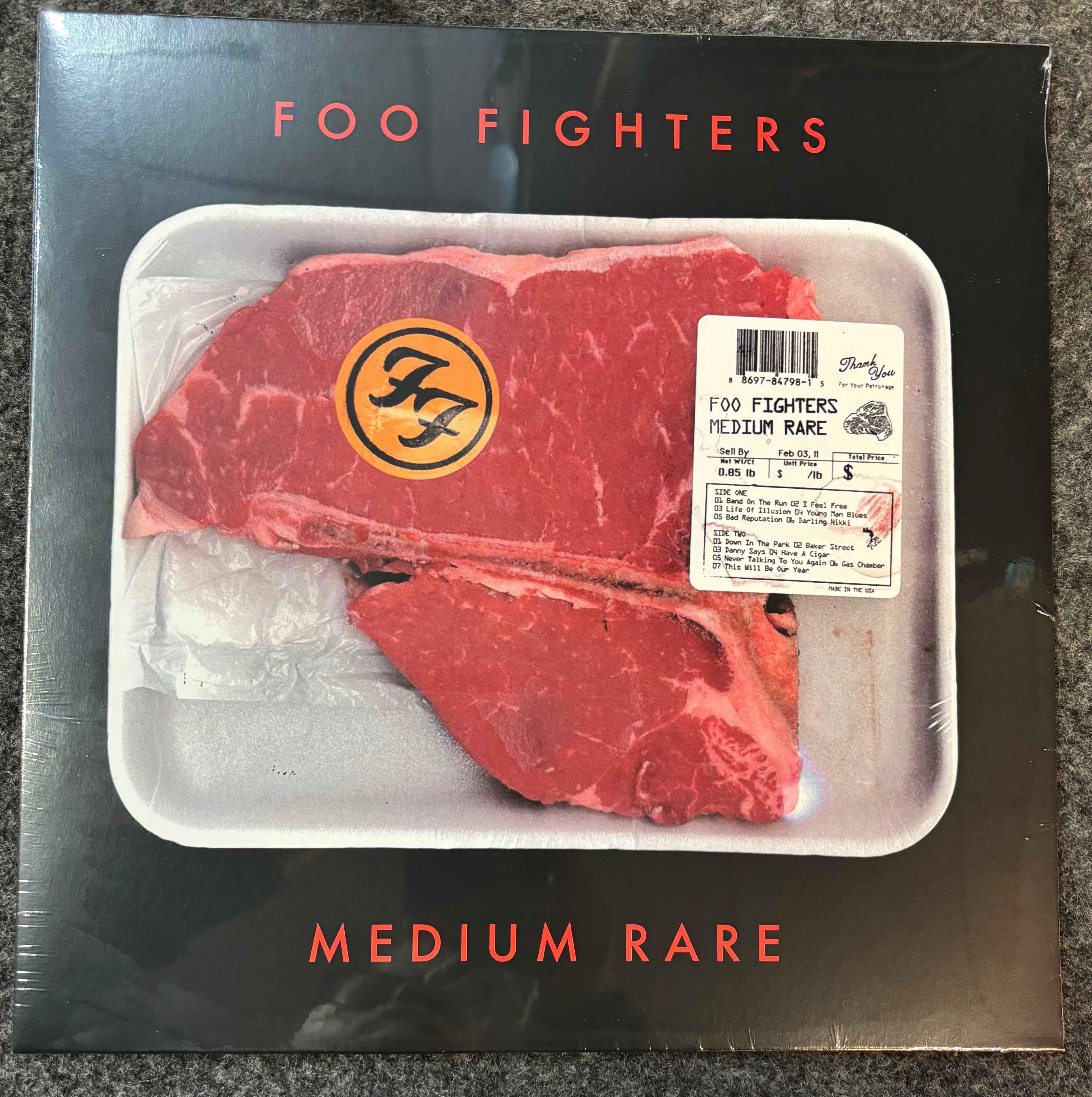FOO FIGHTERS - MEDIUM RARE Vinyl LP Record *UNOFFICIAL RELEASE