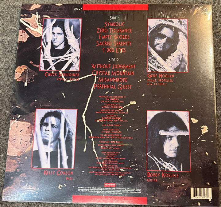 Death - Symbolic Back Vinyl Record Cover