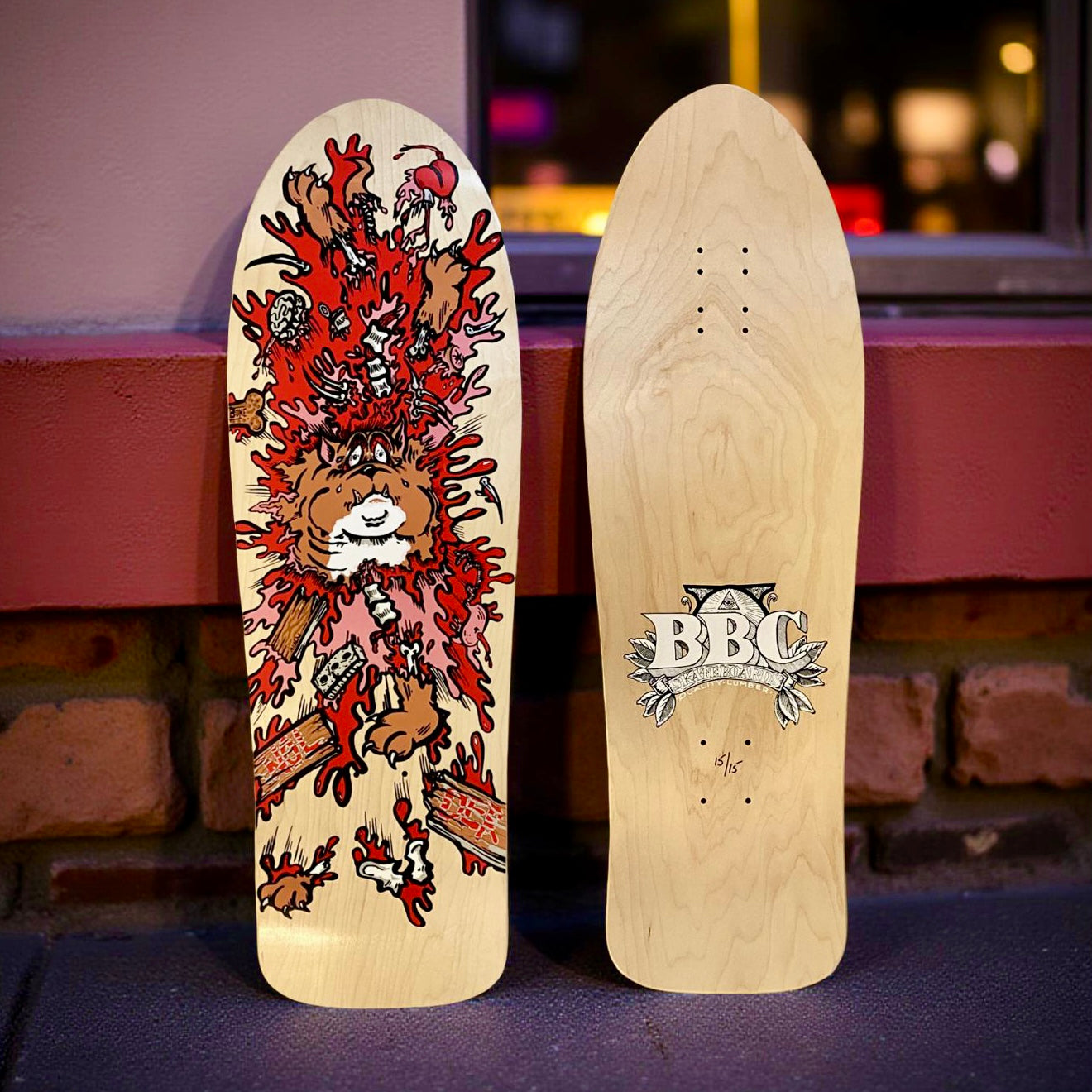 Monty Nolder BBC Exploded Bulldog (#3) Limited Edition Deck 10.2