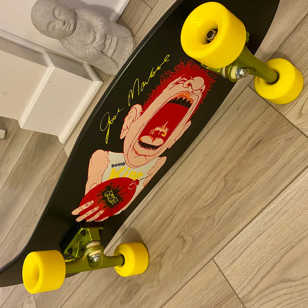 Josh Marlowe “Bomb King” Limited Edition Torpedo COMPLETE 10”x31” HAND-PAINTED (1 of 5)