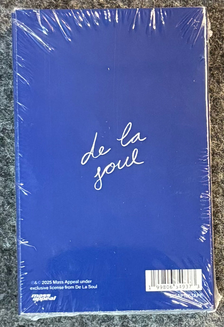 DE LA SOUL - CABIN IN THE SKY packaging with 'de la soul' text on a textured surface
