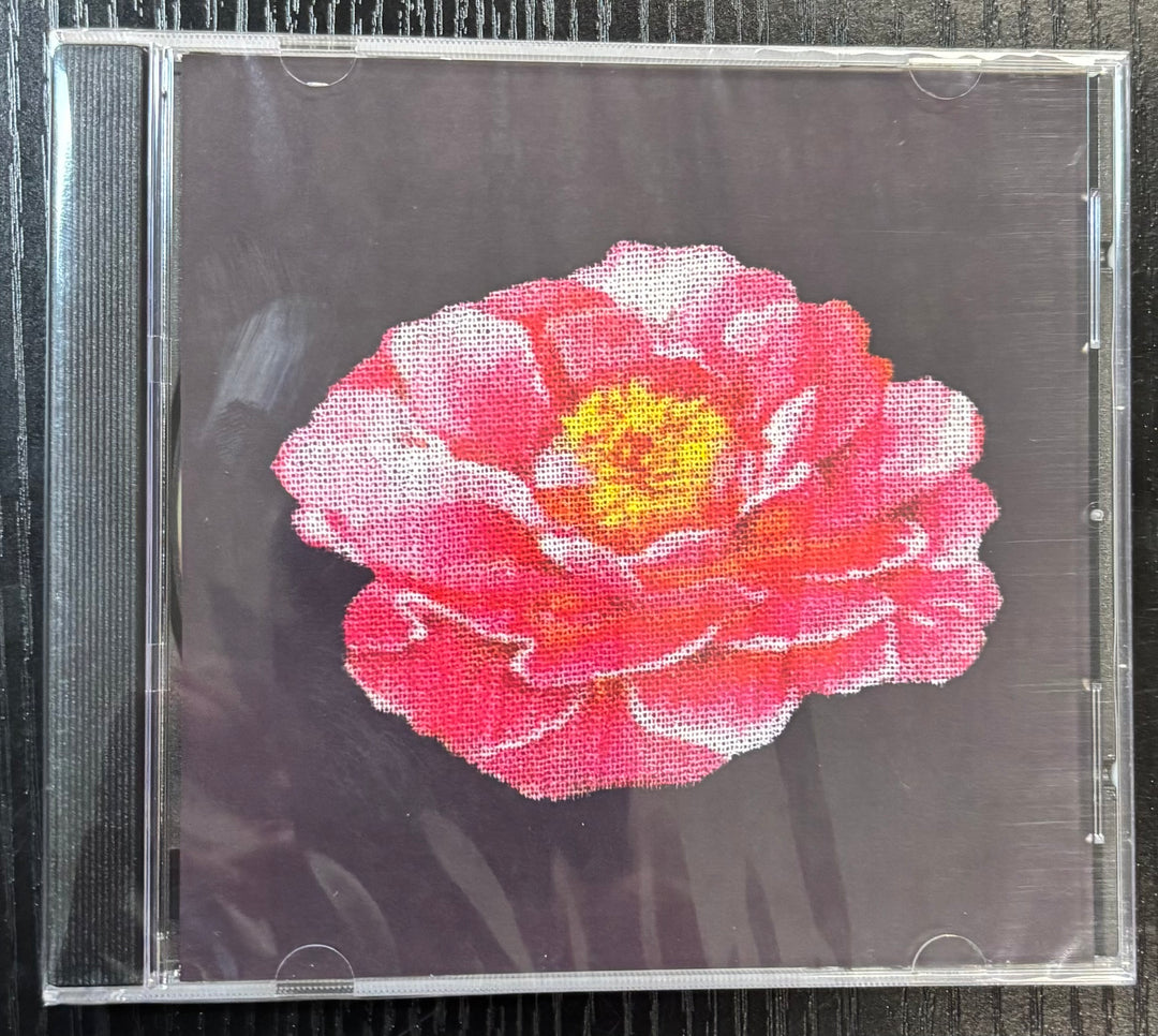POST MALONE - TRIBUTE TO NIRVANA CD case with a pink flower design on a dark background