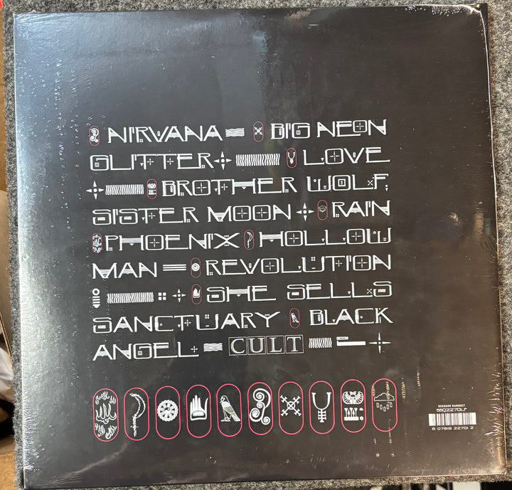 CULT, THE - LOVE back cover w/ tracks