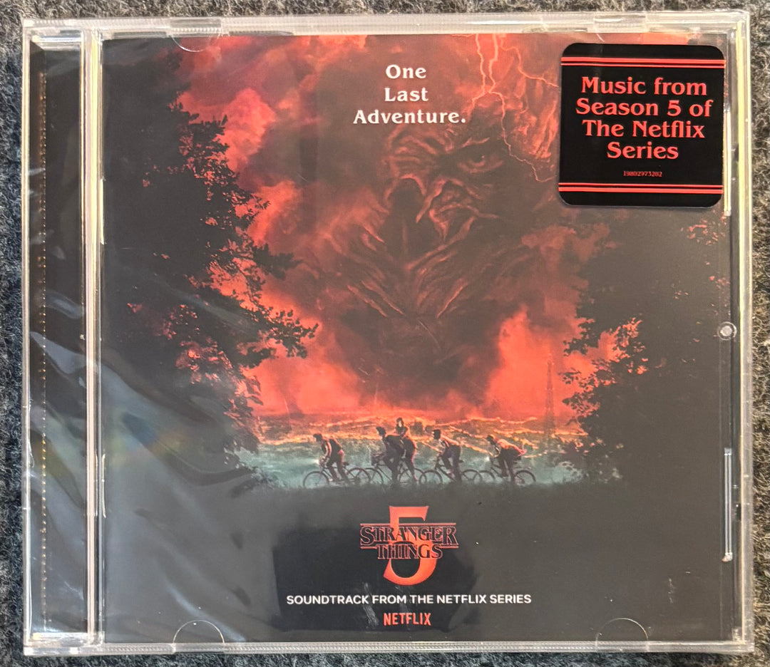 CD cover for 'Stranger Things' Season 5 soundtrack