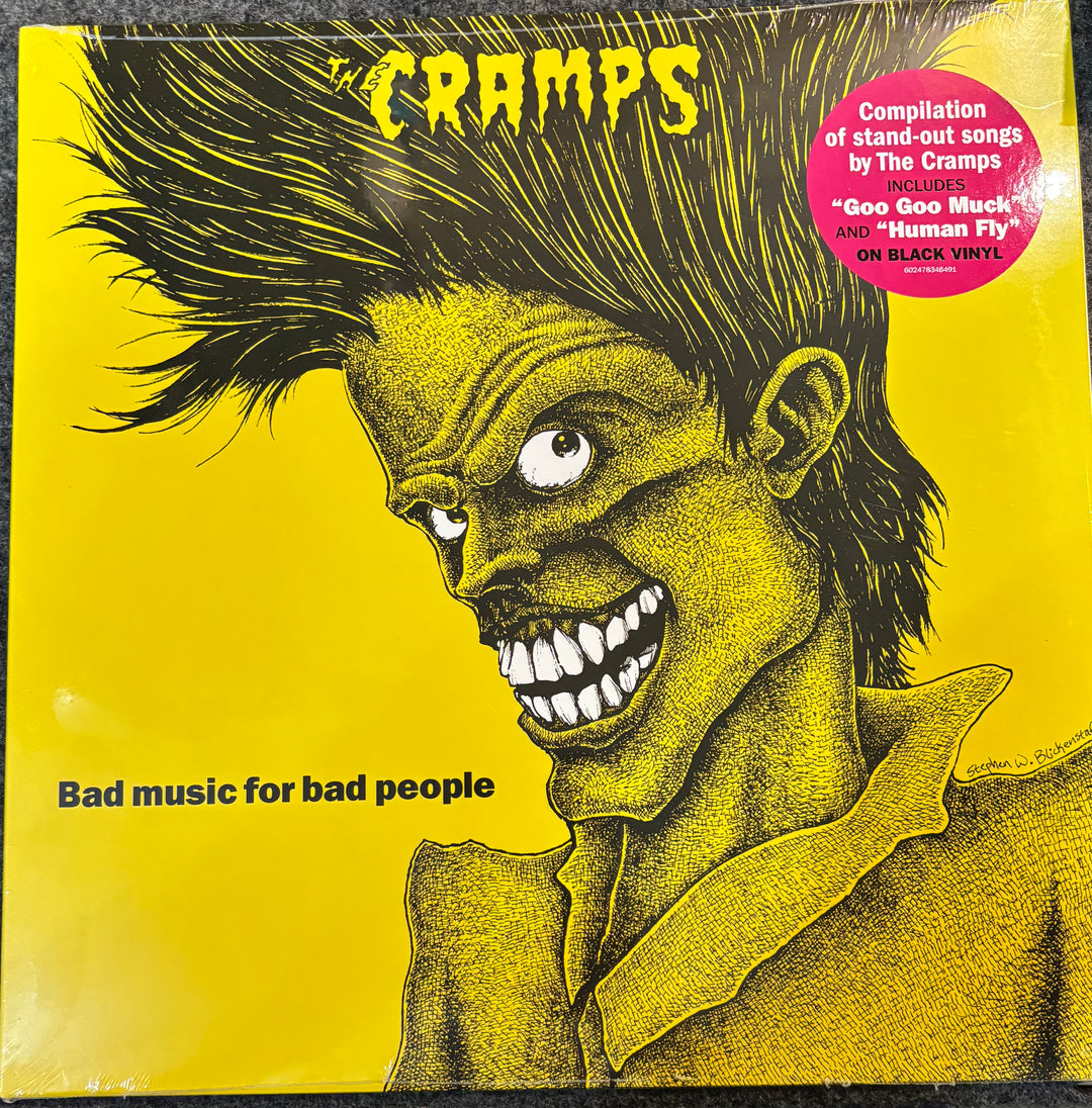 CRAMPS, THE - BAD MUSIC FOR BAD PEOPLE front cover