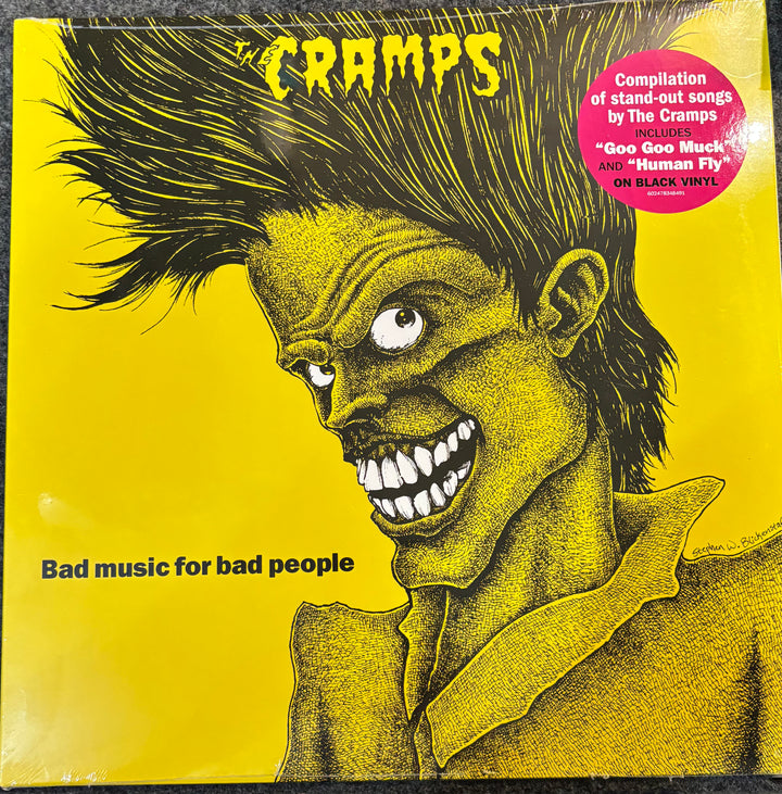 CRAMPS, THE - BAD MUSIC FOR BAD PEOPLE front cover