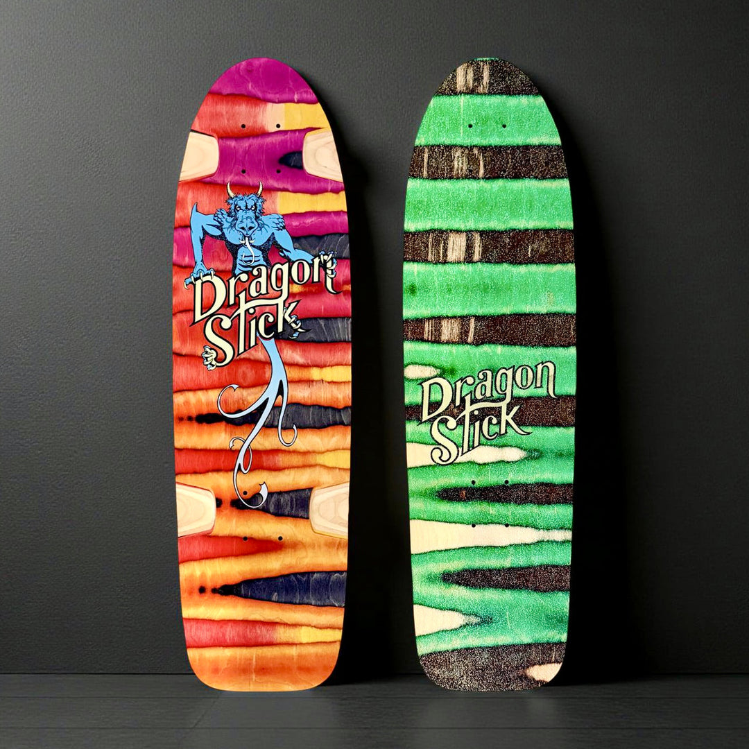 Dragon Stick ONE-OF-A-KIND & HAND-PAINTED CRUISER Deck 8.5”x31” (1 of 1)