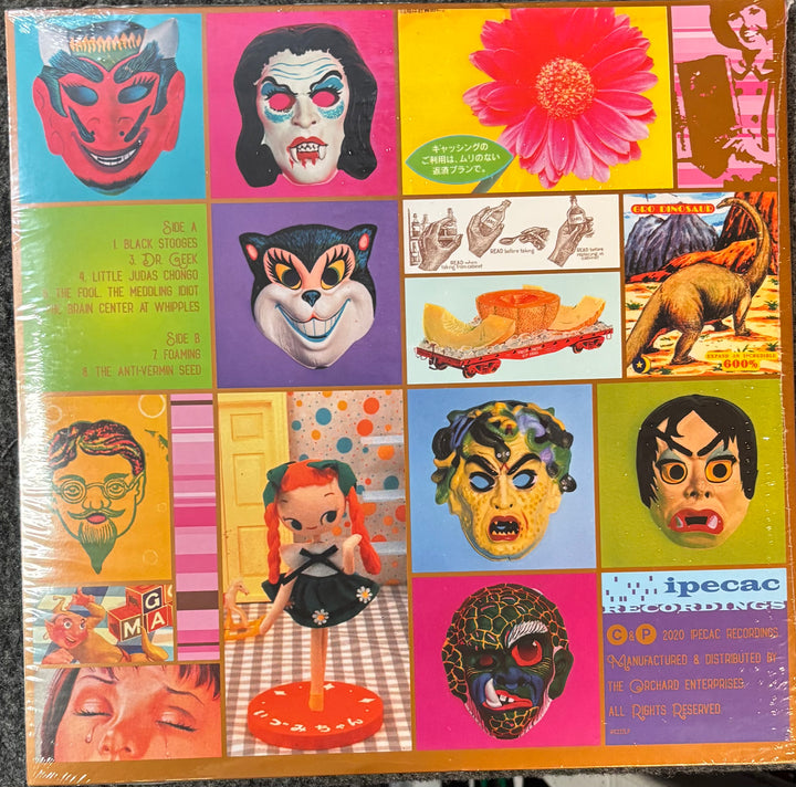 Melvins - Hostile Ambient Takeover record cover with various images and text