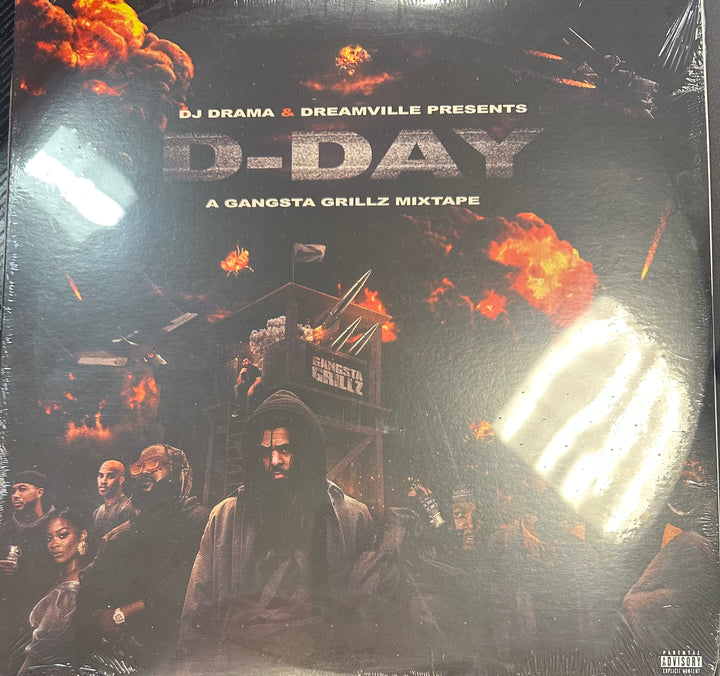 J. COLE / DREAMVILLE - D-DAY: A GANGSTA GRILLZ MIXTAPE Vinyl LP Record *Unofficial Release*