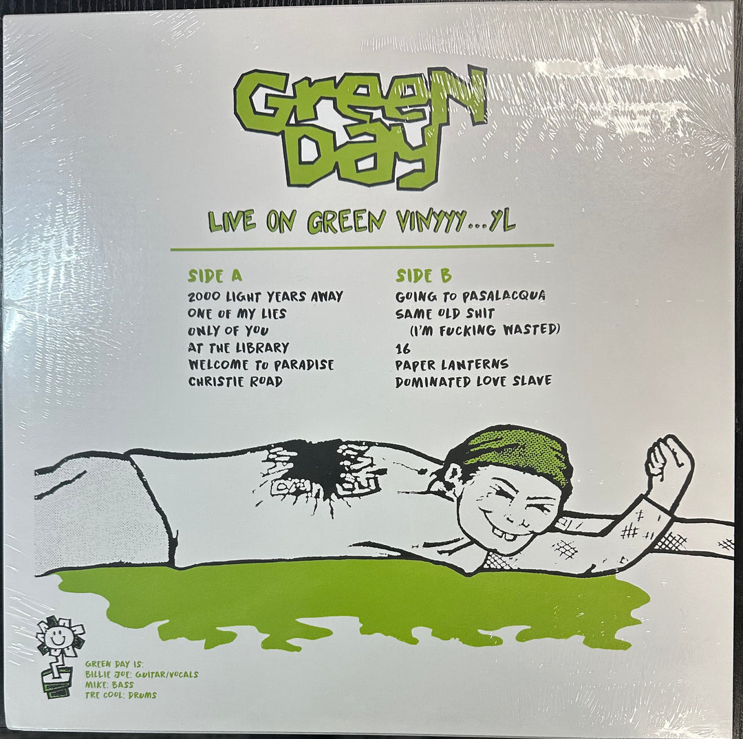 Green Day - Live On Green Vinyyyyl Color Vinyl LP Record