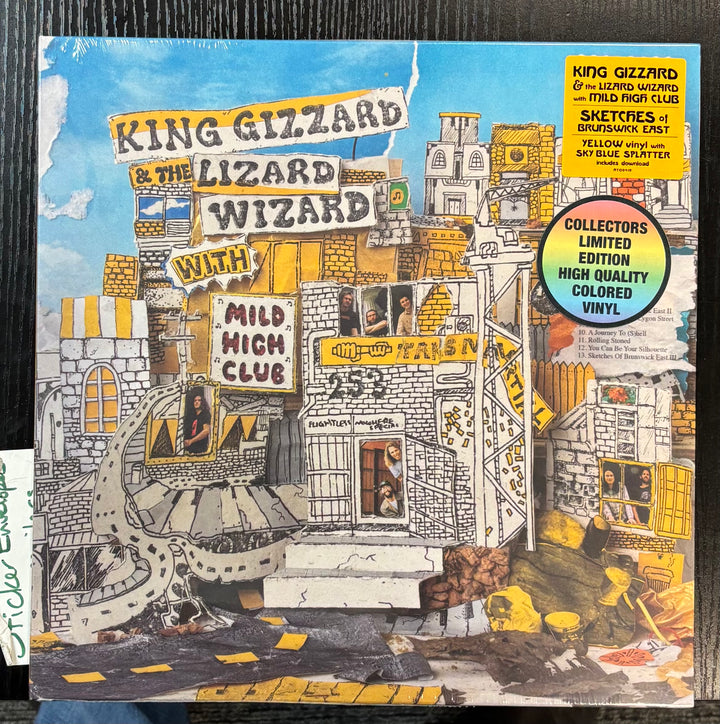 KING GIZZARD & THE LIZARD WIZARD – Sketches Of Brunswick East record cover for King Gizzard & the Lizard Wizard with Mild High Club
