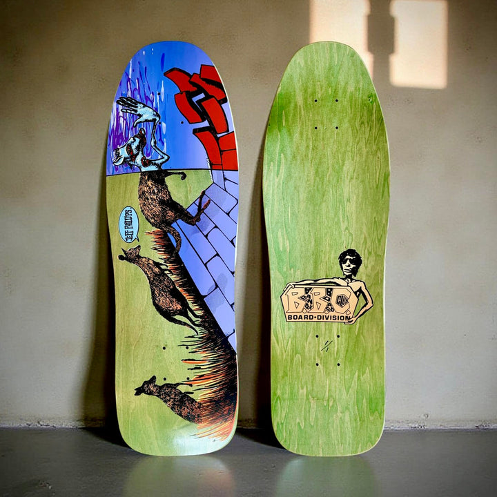 Jeff Phillips Kangaroos ONE OF A KIND BBC Deck, HAND-PAINTED 10"x31" (1 of 1)