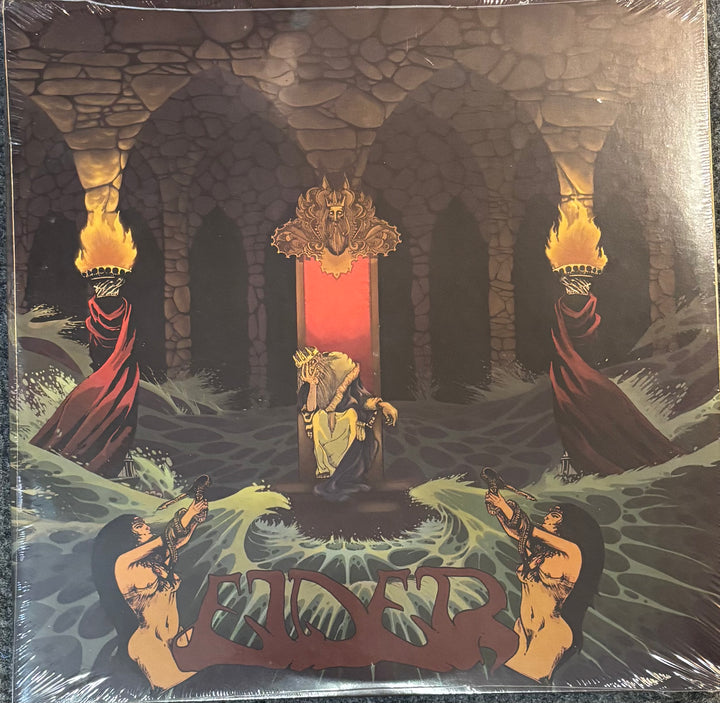 Elder - Elder (+ Demos) record cover with fantasy design featuring a central figure and torches.