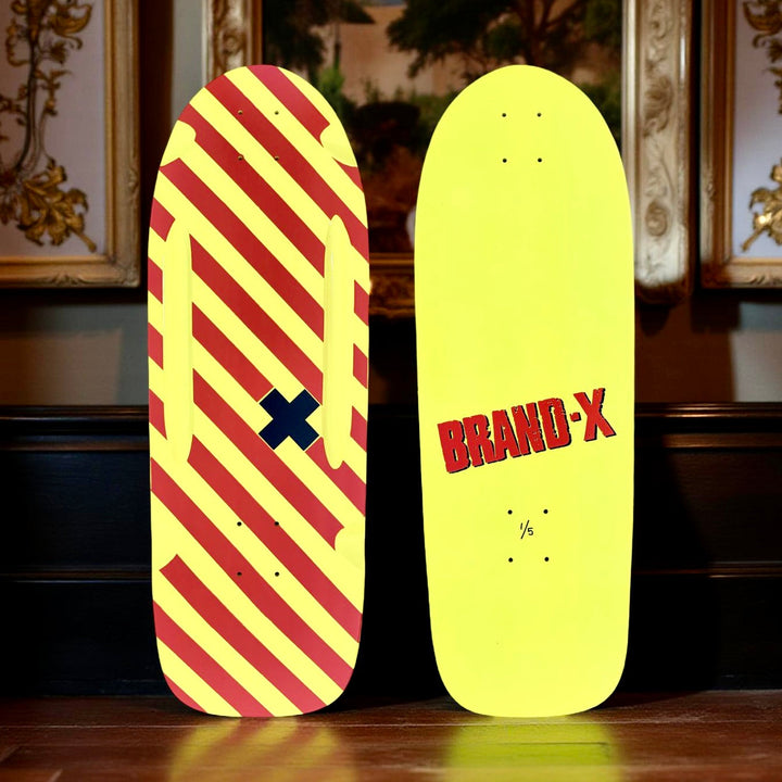 Vertical Hold 10"x30" ROUTED, HAND-PAINTED Deck (1 of 5)