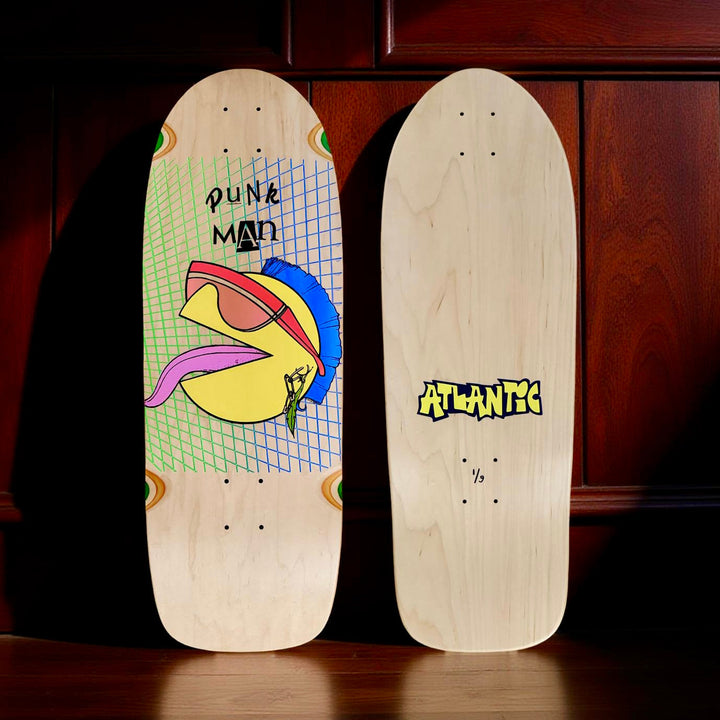 80s Punk Man 10”x30” Limited Edition, HAND-PAINTED Deck (1 of 9)