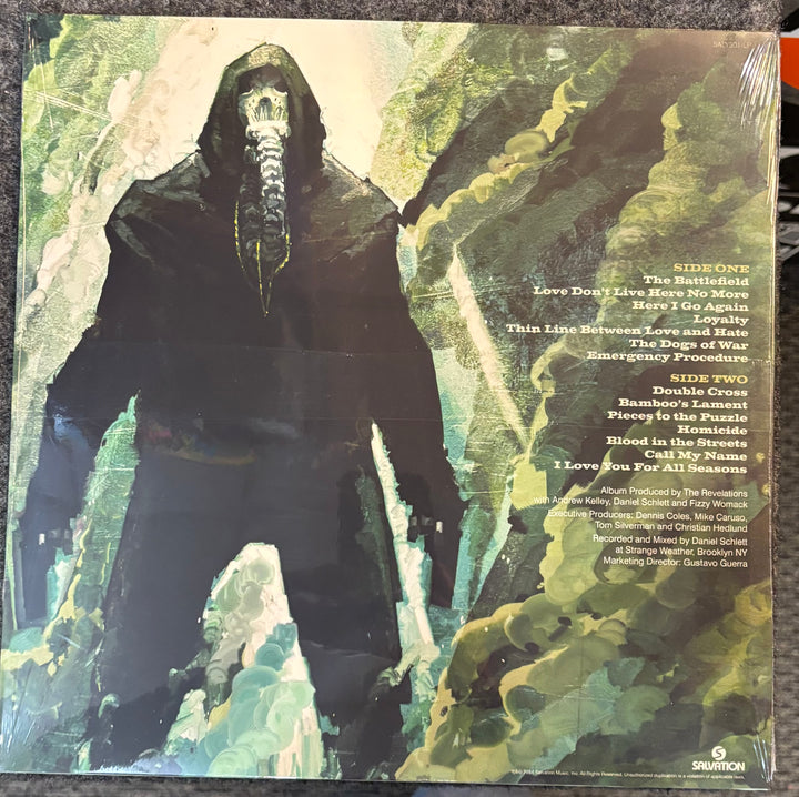 GHOSTFACE KILLAH - 36 Seasons record cover with a hooded figure and text on a textured surface