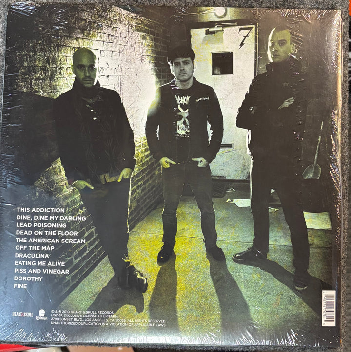 ALKALINE TRIO - THIS ADDICTION back cover w/ tracks