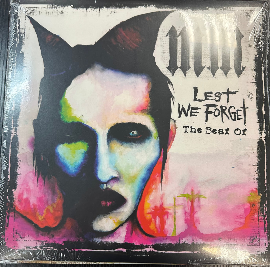 Marilyn Manson Lest We Forget - The Best Of 2X Vinyl LP Record