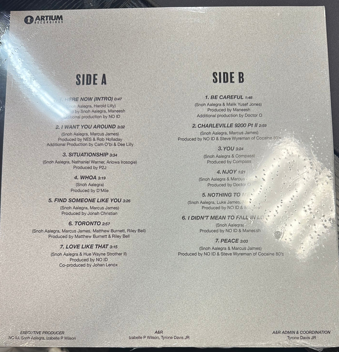 SNOH AALEGRA - UGH, THOSE FEELS AGAIN LP Vinyl Record