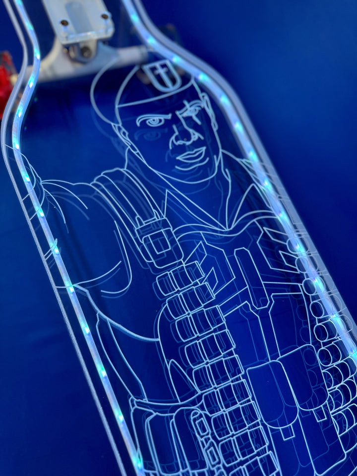 G.I. Joe x Everyone Skate x Ghost Boards Flint Longboard