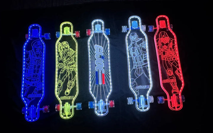 G.I. Joe x Everyone Skate x Ghost Boards Flint Longboard